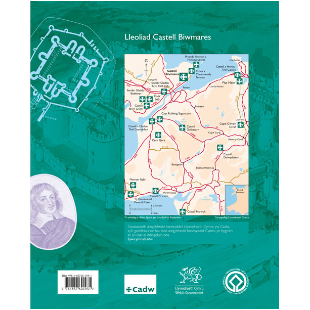 Welsh language Beaumaris Castle Guidebook  World Heritage Site 