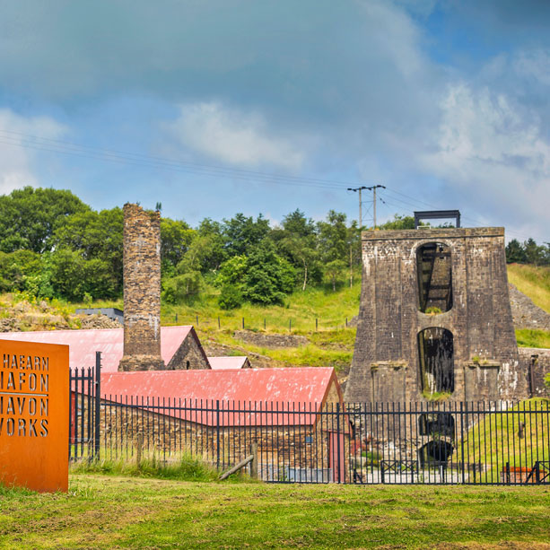 Welsh language Blaenavon Ironworks Pamphlet Guide