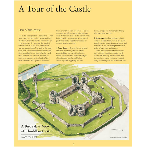 Rhuddlan Castle Pamphlet Guide